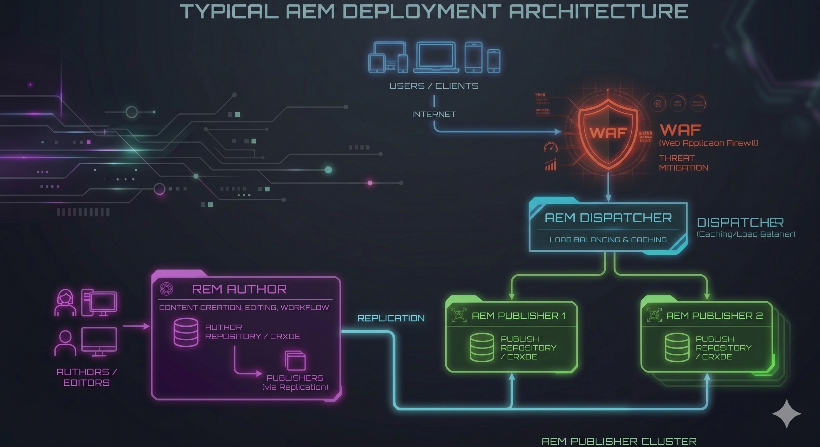 AEM high level architecture diagram